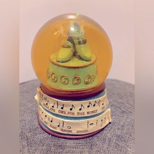 Vintage Elvis Presley blue suede shoes globe musical #47019